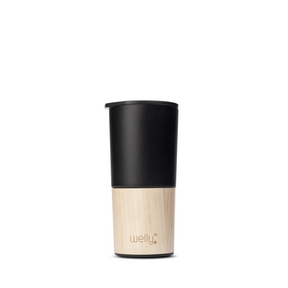 Welly   Bamboo Tumbler 16oz - Black 473ml