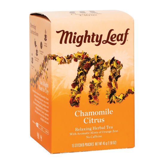 Mighty Leaf Tea   Herbal Infusion No Caffeine   Chamomile Citrus15CT