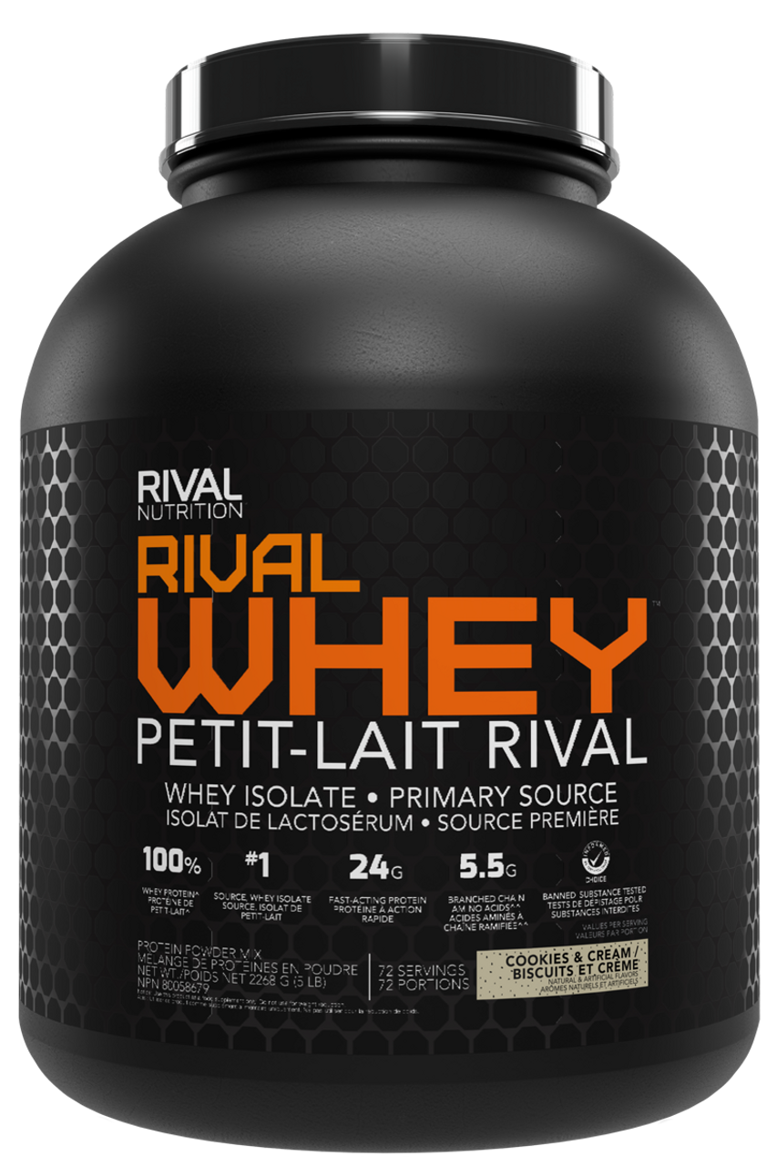 RIVALUS-RIVAL - WHEY	5lbs	COOKIES N CREAM