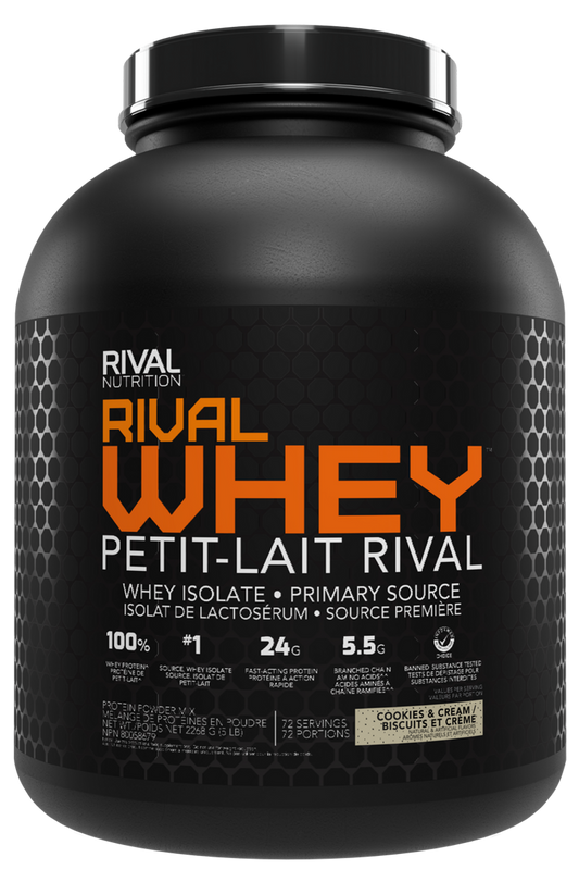RIVALUS-RIVAL - WHEY	5lbs	COOKIES N CREAM