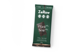 ZoRaw Chocolates   72%Extra Dark Chocolate w/ Protein 12 x 52g