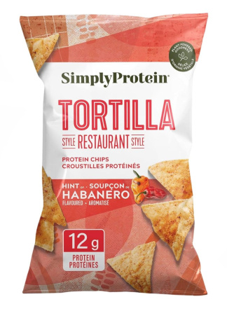 SimplyProtein   Tortilla Chips Hint of Habanero   130g