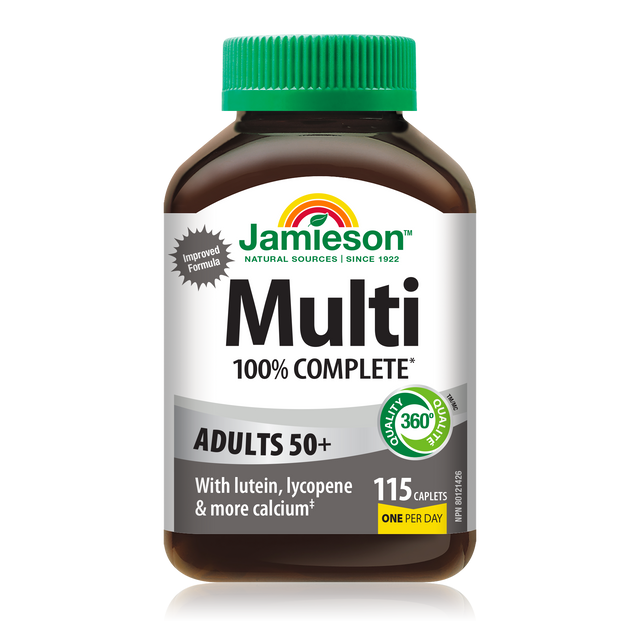 Jamieson    JMS 100% Complete Multi 50+    115Caplets
