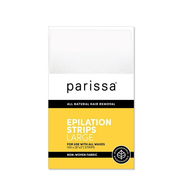 PARISSA EPILATION STRIPS BIODEGRADABLE LG 100