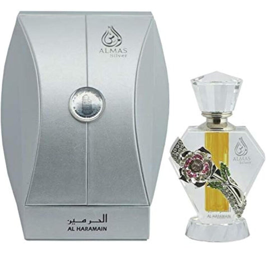 Al Haramain    Men    Al Haramain Almas Silver    300 ml Concentrated Perfume Oil