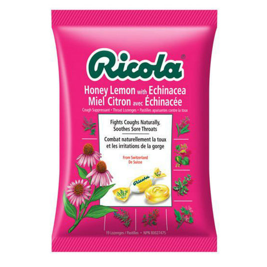 Ricola   Honey Lemon W Echinacea Lozenges 8 x 19ct