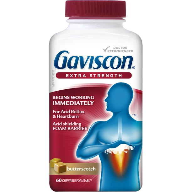 GAVISCON XST BUTTERSCOTCH TB 60 TABLET
