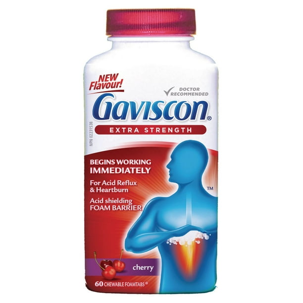 GAVISCON XST CHERRY TB 60 TABLET