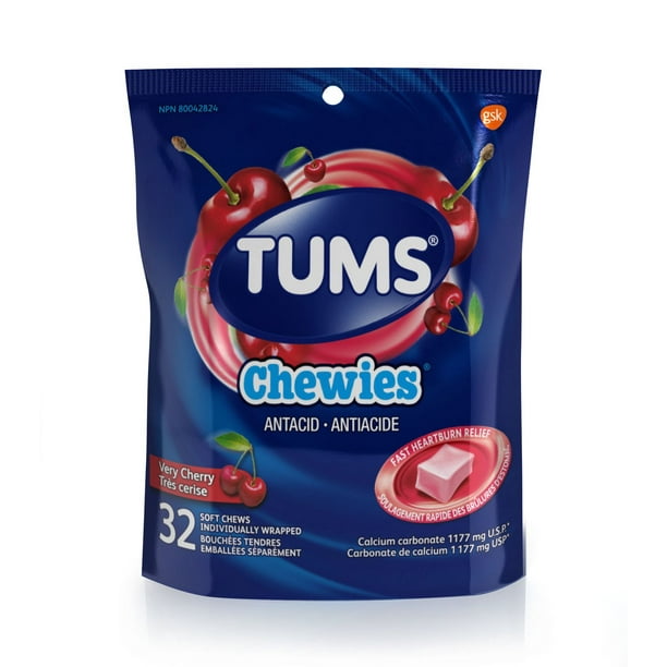 TUMS CHEWIES VERY CHERRY 32 TAB CHEW