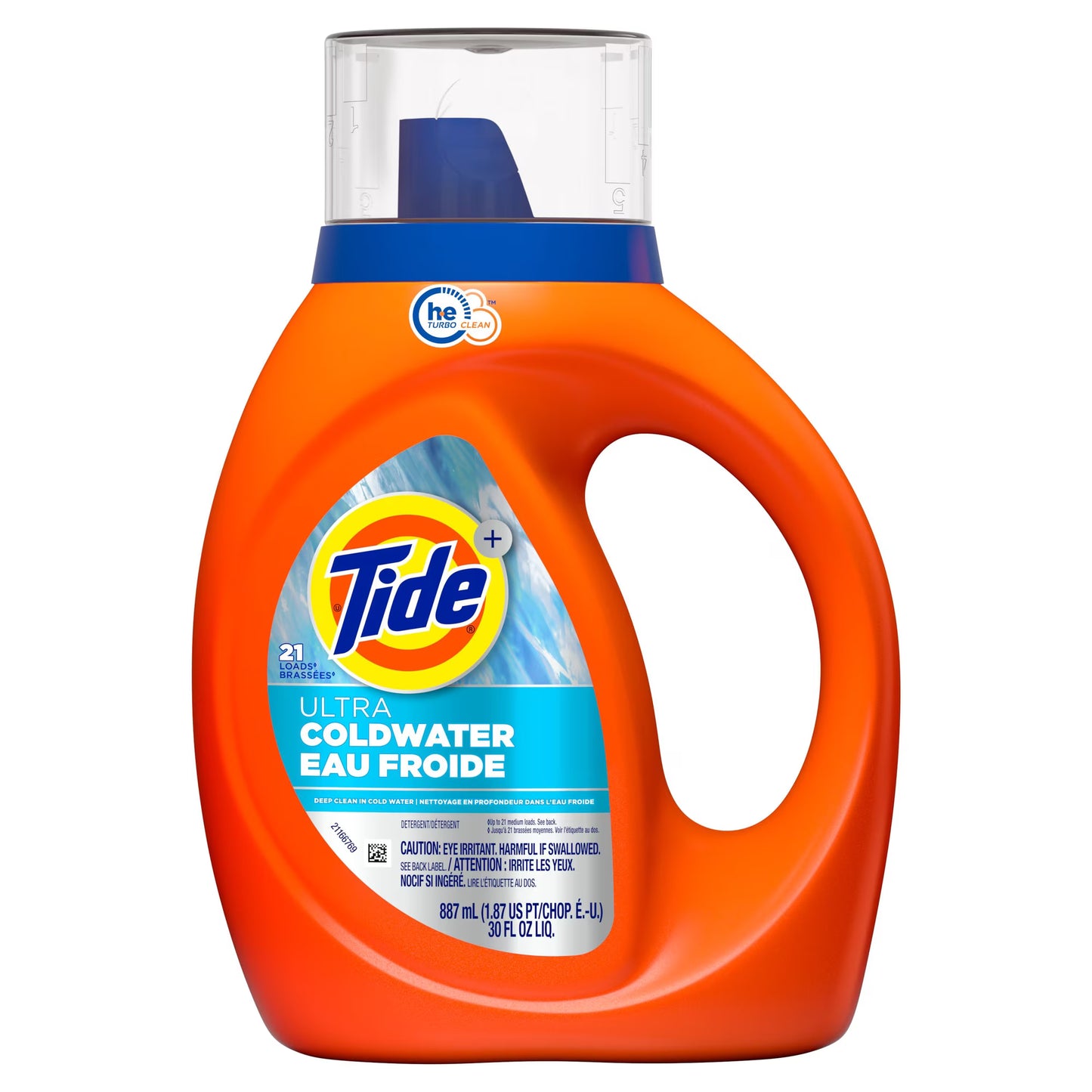TIDE HE COLD WATER ORIGINAL 21LOADS 887ML pack of 6