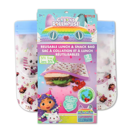 GABBY REUSABLE SNACK BAG 2PK pack of 12