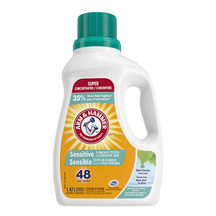 A&H DETERGENT LAUNDRY LIQ SENS SKIN 48 LOADS 1.42L LIQUID