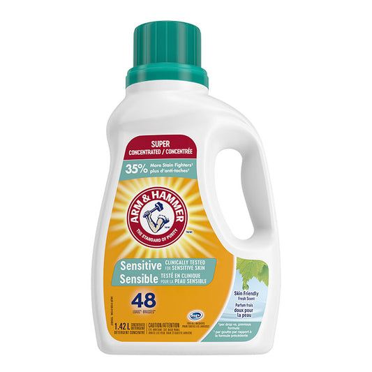 A&H DETERGENT LAUNDRY LIQ SENS SKIN 48 LOADS 1.42L LIQUID