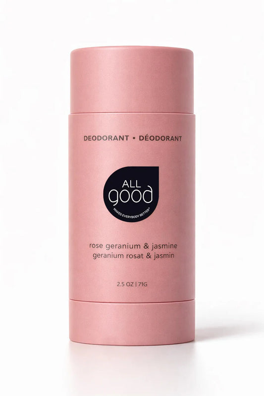 All Good   Rose Geranium & Jasmine Deodorant 72g