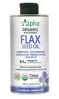 Alpha Health    Organic Flaxseed Oil 500 mL