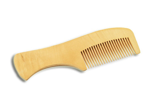 AXEL KRAFT-WOOD COMB WITH HANDLE, NATURAL