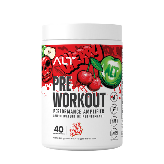 ALT - ALT Pre Workout Sour Green Cherry 20/40 Servings