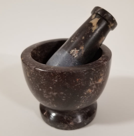 Mortar & Pestle - Natural Soapstone 3"