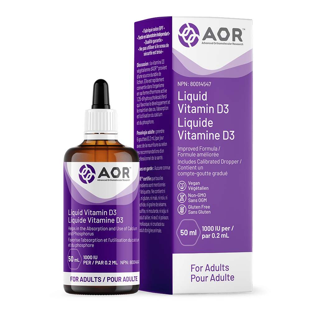 AOR Vitamin D3 50ml (Adult)*
