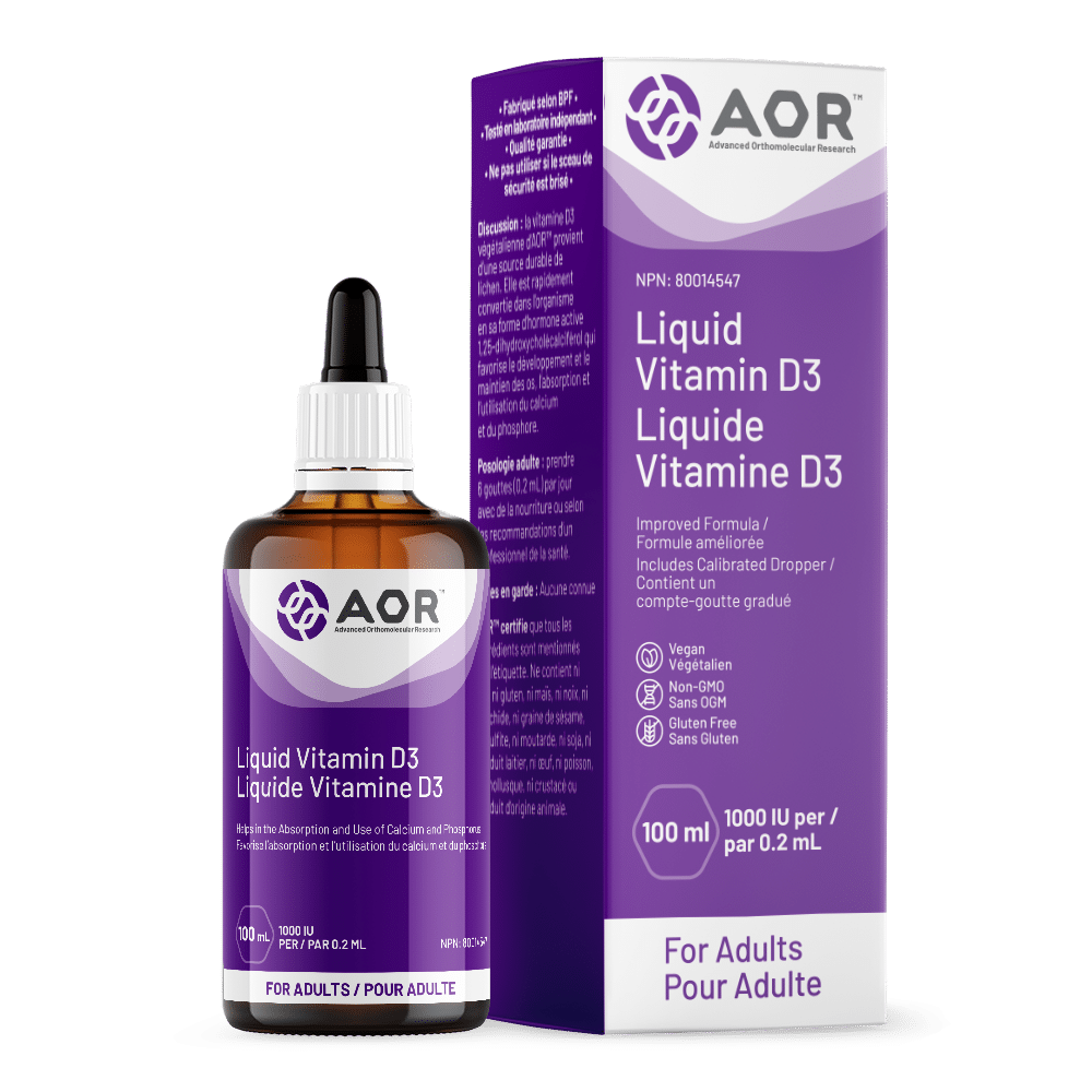 AOR Vitamin D3 100ml (Adult)*