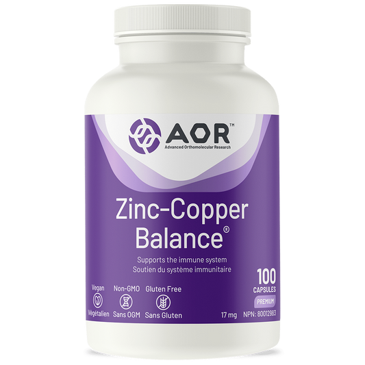 AOR   Zinc-Copper Balance 100caps