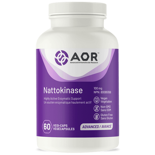 AOR - Nattokinase 100mg 60caps - DISCONTINUED, CHANGED TO 30 CAPS