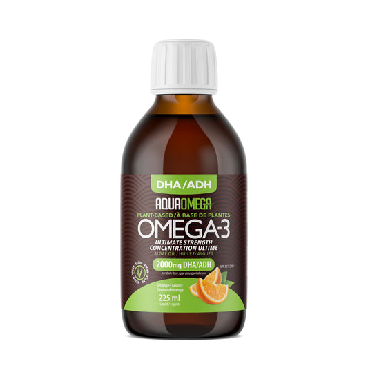AquaOmega   DHA Algae Oil - Orange 225ml