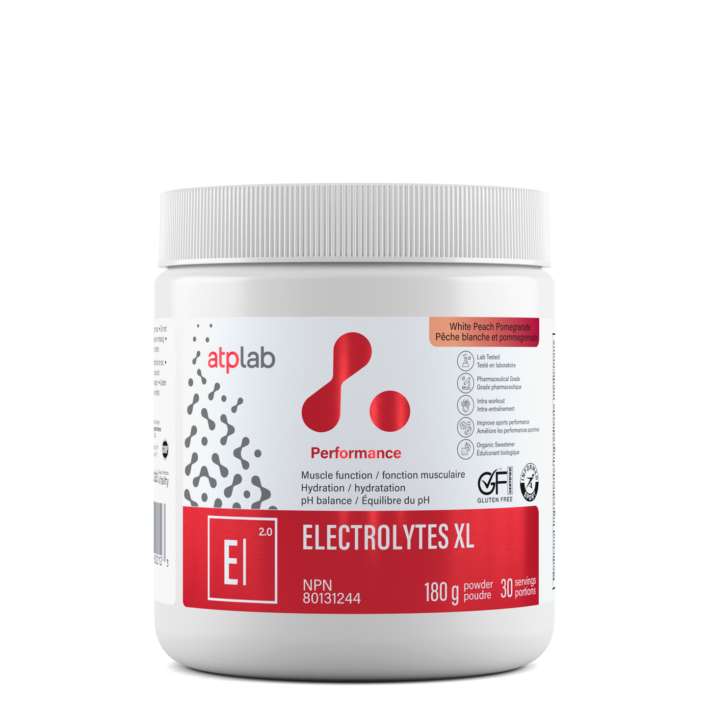 ATP   Electrolytes XL 2.0 White Peach Pomegranate   180g