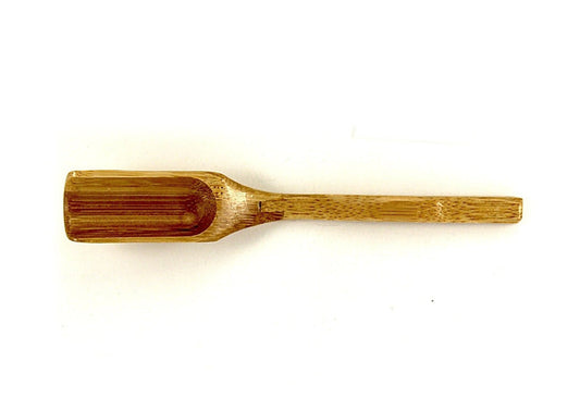 Bamboo Tea Scoop w 4" Handle - 2" Scoop