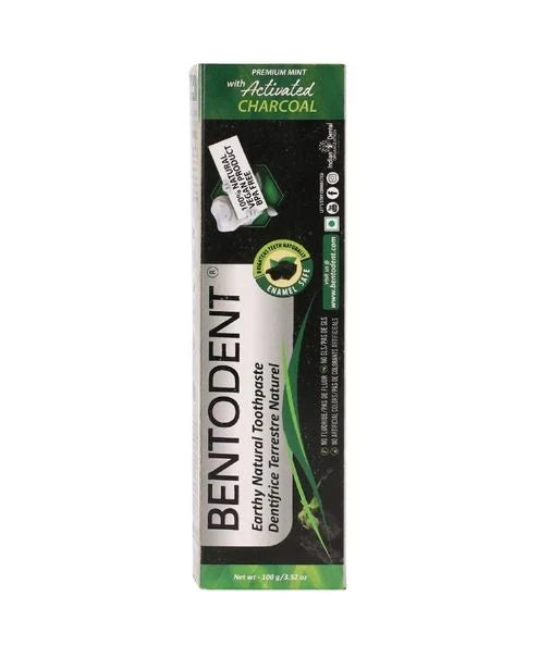 BENTODENT    Activated Charcoal and Mint, 100g
