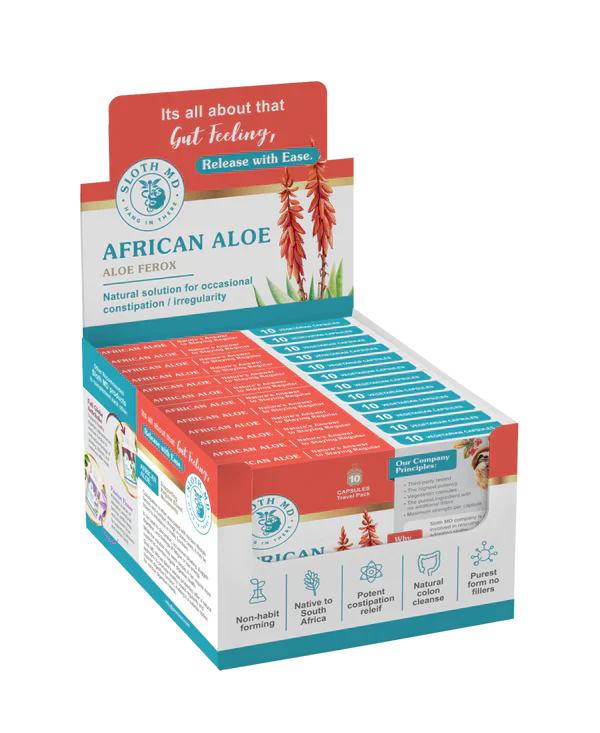 SLOTH MEDICAL (R)   African Aloe,10-pack blister, 12pck/display