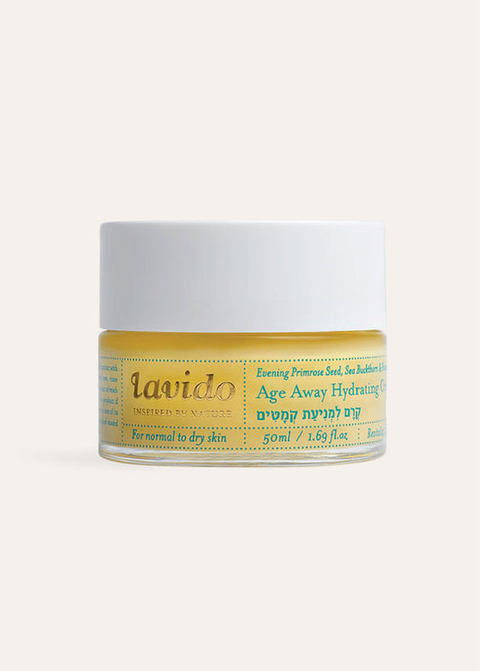 LAVIDO   Age Away Hydrating Cream - Evening Primrose Seed, Sea Buckthorn & Pumpkin Seed   50 ml