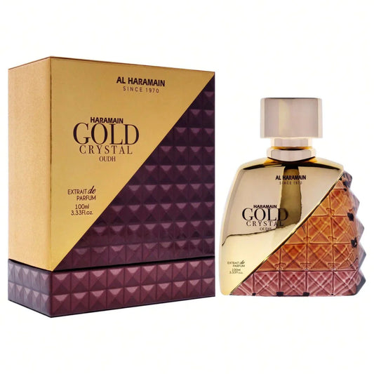 Al Haramain    Men    Al Haramain Gold Crystal Oudh    98 ml Extrait De Parfum Spray
