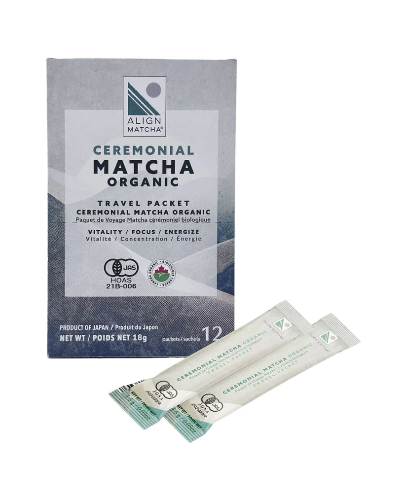 ALIGN MATCHA   Align Travel Packet Organic 12pk/box