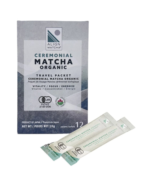 ALIGN MATCHA    Align Travel Packets Org, 12/box