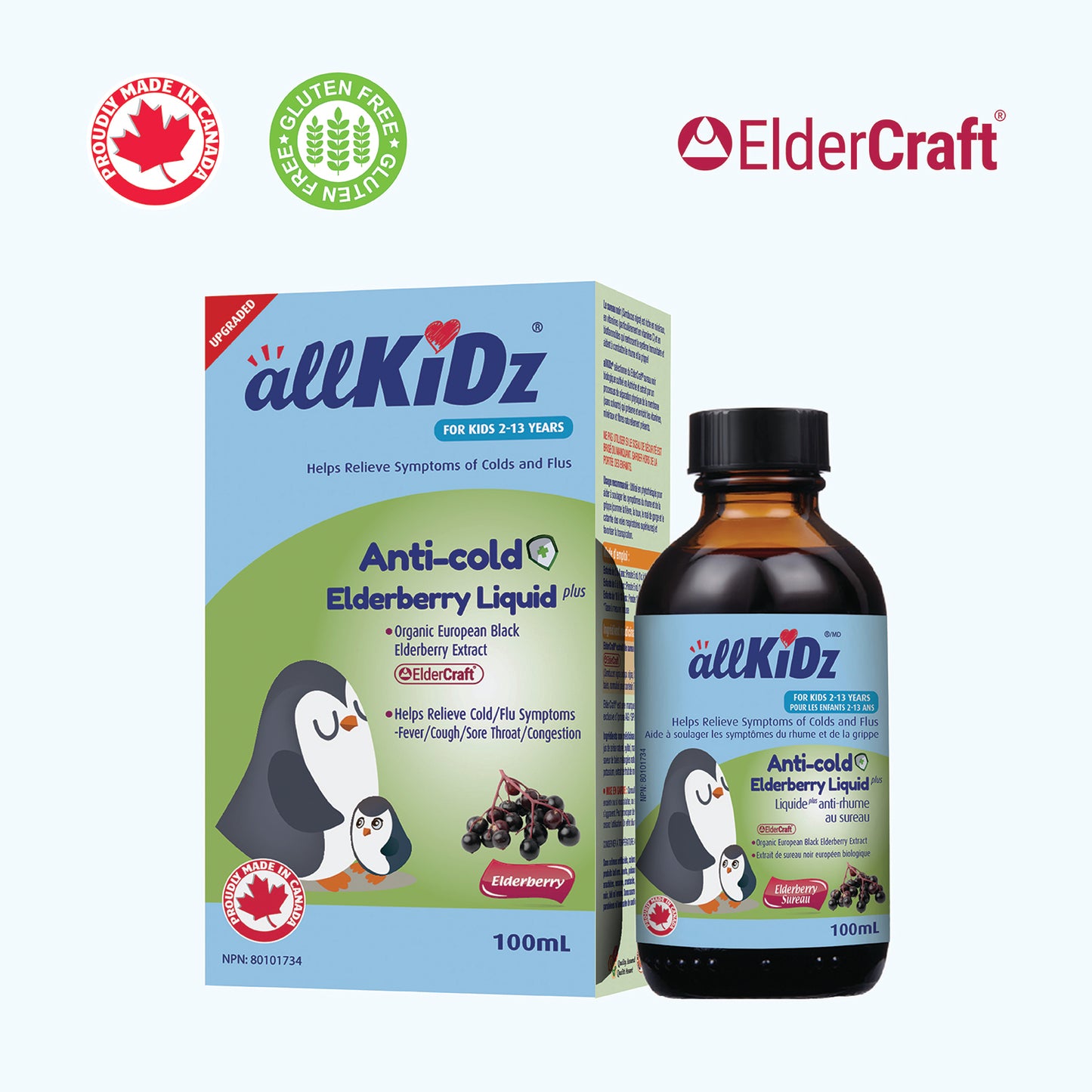 ALLKIDZ   Anti-Cold Elderberry Liq Plus, 100ml