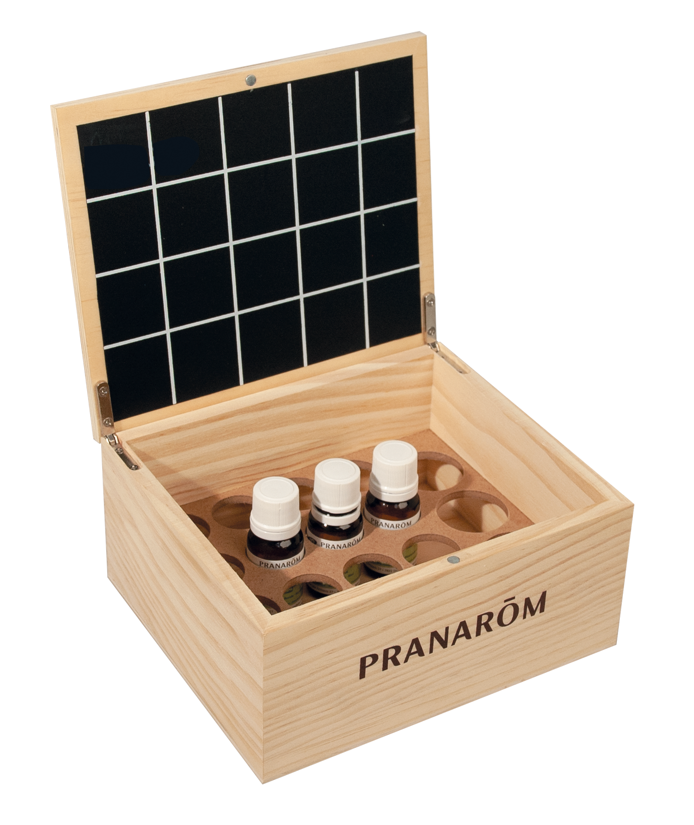 Pranarom - Aromathèque wood case for 20 EO - Coffret