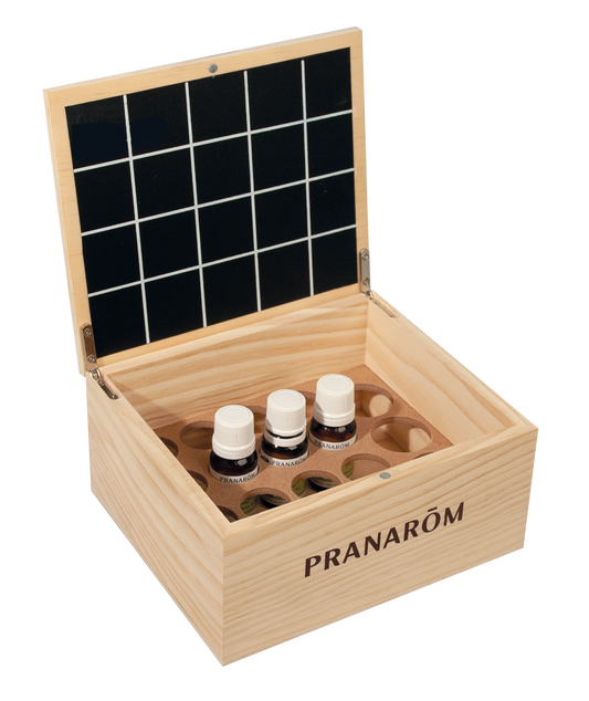 Pranarom - Aromathèque wood case for 20 EO - Coffret