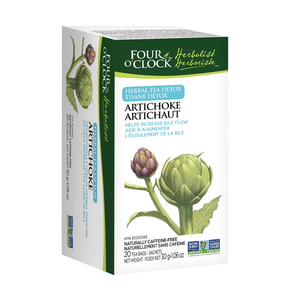 Four O'Clock - Artichoke Herbal Tea - 6 x 20bg