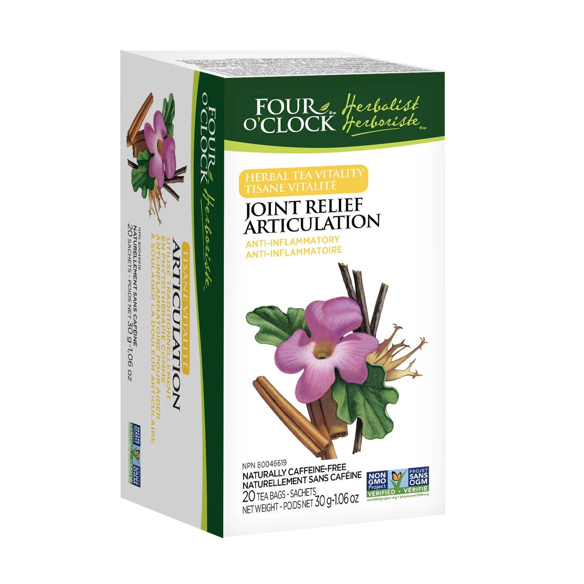 Four O'Clock - Joint Relief Herbal Tea - 6 x 20bg
