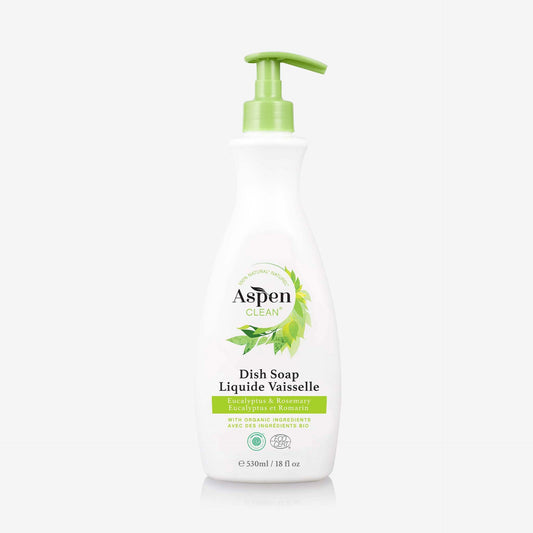Aspen Clean   100% Natural Dish Soap   Unscented Dish Soap530ML