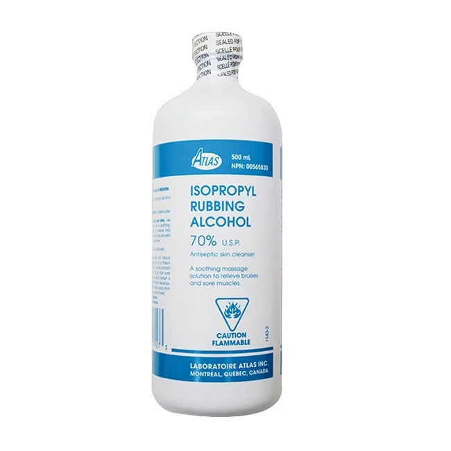 ISOPROPYL RUBBING ALCOHOL 70% USP 450ML ATL LIQUID pack of 12