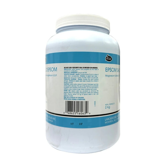 EPSOM SALTS CRYSTALS 2000G ATL CRYSTALS pack of 6