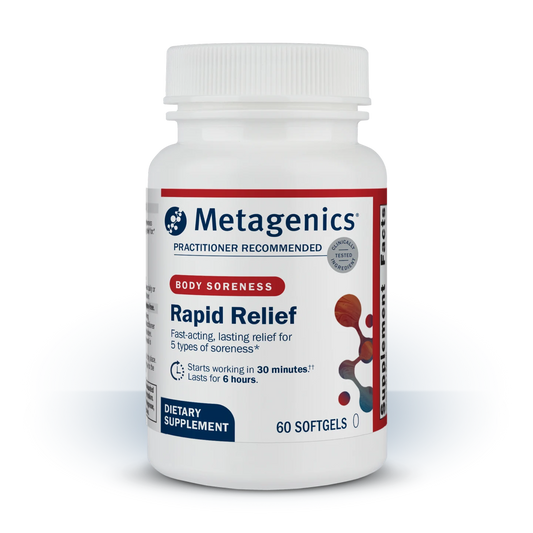 METAGENICS  SORENESS  RELIEF  60's