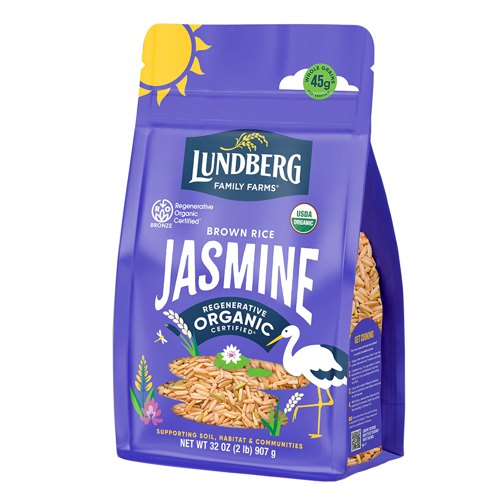 LUNDBERG  Organic Brown Jasmine Rice    907g
