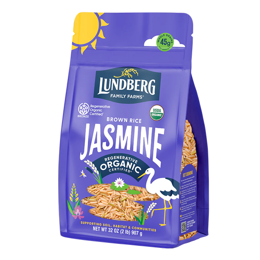 LUNDBERG  Organic Brown Jasmine Rice    907g