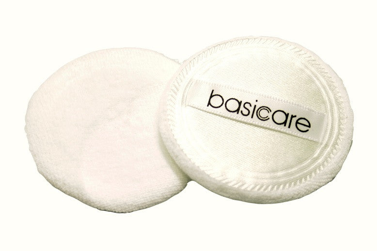 BASICARE   COTTON / SATIN COMPACT PUFF