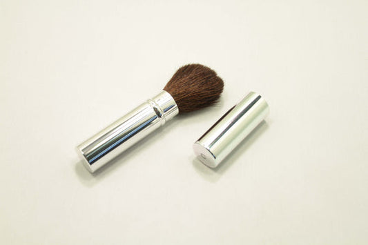 BASICARE   POWDER BRUSH, RETRACTABLE