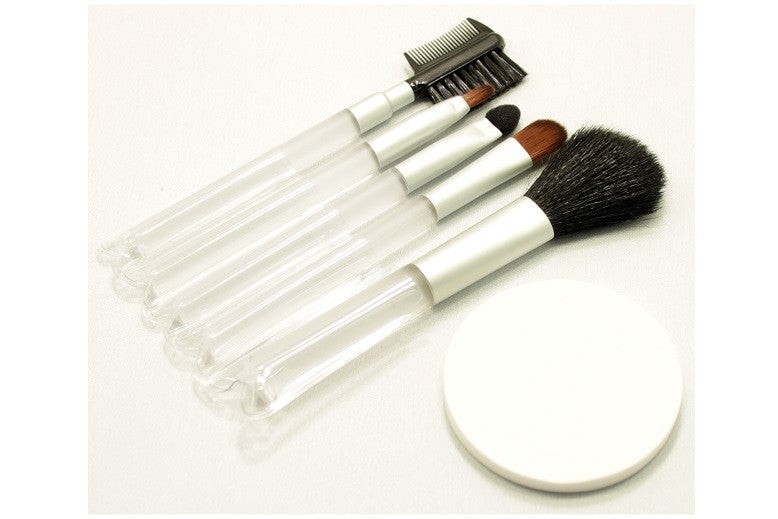 BASICARE   COSMETIC BRUSH SET, 5 PIECE
