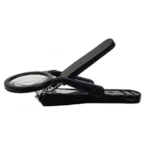 BASICARE   TOENAIL CLIPPER W/ MAGNIFYING GLASS
